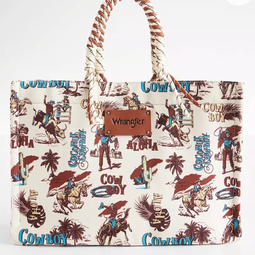 Wrangler Travel Bag with Western Print